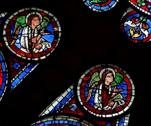 Giudizio Universale: due angeli