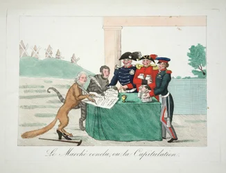 Le Marche conclu, ou la Capitulation, pub. 1814