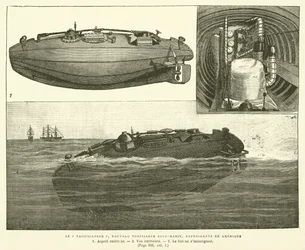 Le Pacificateur, Nouveau Torpilleur Sous-Marin, Experimente En Amerique
