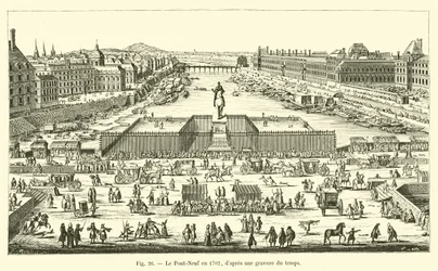Il Pont-Neuf nel 1702, da un