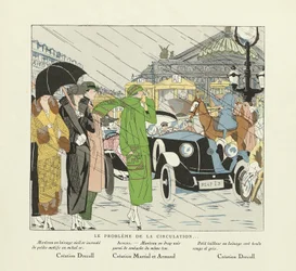 Le Probleme de la Circulation, da Art-Gout-Beaute, ed. 1924 (stampa a stencil)