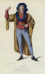 Il Risoluto (incisione colorata)