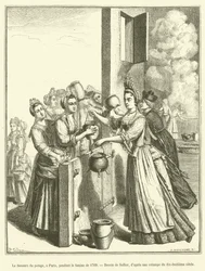 Le Secours du potage, a Parigi, durante la carestia del 1709