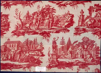 Le Stagioni dalla Collezione Mayoux, terzo quarto del XVIII secolo, cotone stampato a lastra di rame