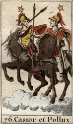 I Dioscuri Castore e Polluce. Da 