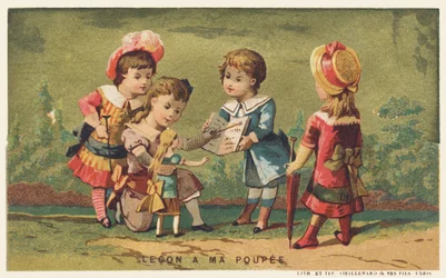 Lezione alla mia bambola, fine XIX secolo