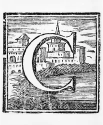 Lettera C, in L