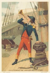 Tenente di una nave nel 1792