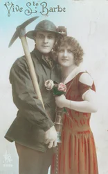 Viva Santa Barbara!, cartolina dei primi anni 1920