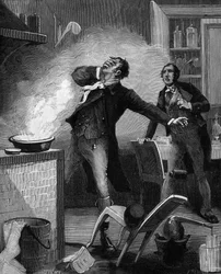 Louis-Joseph Gay-Lussac (1778 - 1850), fisico e chimico francese che subì un incidente durante i suoi esperimenti sul potassio