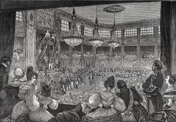 Luigi Filippo I presta giuramento come re davanti alla Camera dei Deputati, 9 agosto 1830 - Rivoluzione del 1830: 
