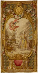 Arazzo Gobelins di Luigi XV dalla serie "Scene d