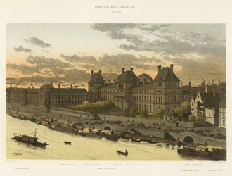 Louvre sotto Luigi XIV, 1663