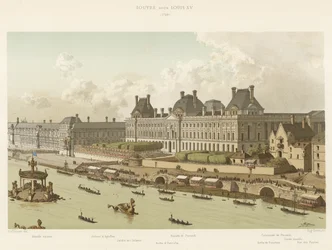 Louvre sotto Luigi XV, 1739