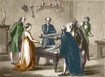 Luigi Galvani, professore a Bologna, scoprì nel 1780 l