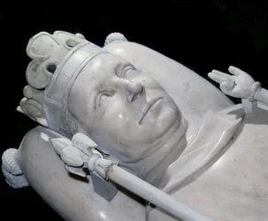 Morte di Re Carlo VI (1368-1422) Basilica di Saint Denis, Saint Denis