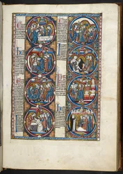 Miniature dalla Bibbia moralizzata