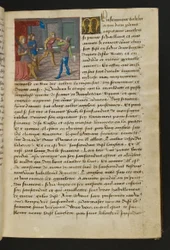 MS Hunter 252 014r Pagina da Cent Nouvelles Nouvelles, c.1461-62