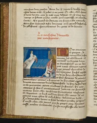 MS Hunter 252 020v Pagina da Cent Nouvelles Nouvelles, c.1461-62