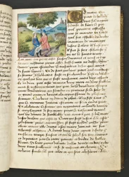 MS Hunter 252 026r Pagina da Cent Nouvelles Nouvelles, c.1461-62