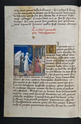 Pagina da Cent Nouvelles Nouvelles, c.1461-62