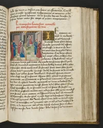 Pagina da Cent Nouvelles Nouvelles, c.1461-62
