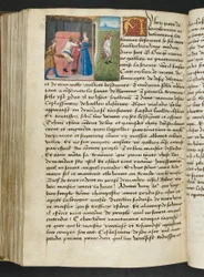 Pagina da Cent Nouvelles Nouvelles, c.1461-62