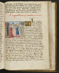Pagina da Cent Nouvelles Nouvelles, c.1461-62