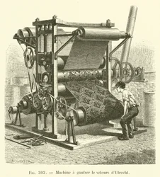 Macchina per goffrare il velluto di Utrecht