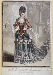 Mademoiselle Desmatins, musicista (cantante) dell