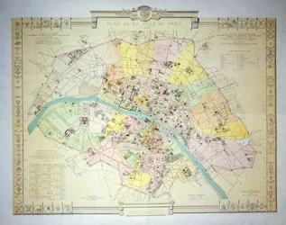 Mappa di Parigi nel 1789