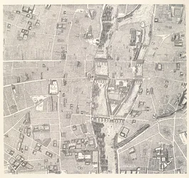 Mappa di Parigi che mostra l