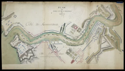 Mappa del porto e dell