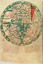 Mappamundi, dopo Isidoro di Siviglia, c.1130-1135