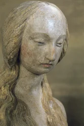 Maria Maddalena, fine XV secolo (pietra policroma)