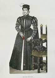 Maria Stuarda (1542-87), copia di un miniatura dal Recueil de Gaignieres