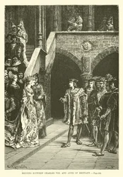 Incontro tra Carlo VIII e Anna di Bretagna