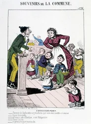 Memorie della Comune: insegnamento, fine XIX secolo B.H.V. P.