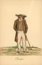 Costume maschile di Lauzach, Morbihan