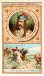 Meroveo, re dei Franchi Salii, e l