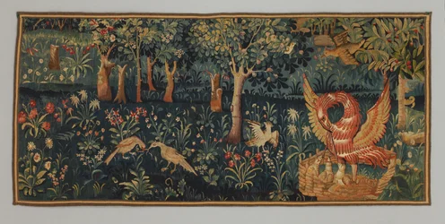 Millefoglie con pellicano nella sua pietà, inizio
XVI secolo (Lana)