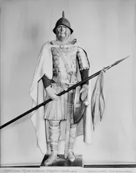 Modello di un cavaliere carolingio