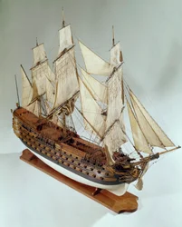 Modello del Royal Louis, fregata della marina francese