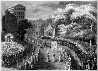 Monsignor Patrice Cruice (nato nel 1815), nuovo vescovo di Marsiglia (Bouches du Rhone)