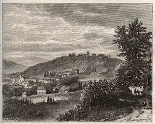 Montmedy - Mosa, nella regione Lorena - incisione in 