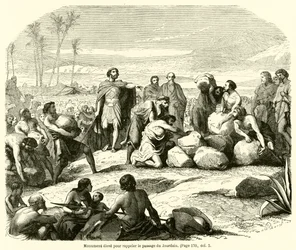 Monumento eretto per ricordare il passaggio del Giordano