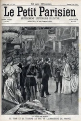 Celebrazioni a Mosca: Zar Nicola II di Russia (1868-1918) e Zarina Alessandra Fëdorovna Romanova (1872-1918) al Ballo dell