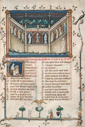 Ms 101 fol.5 Le Roman de la Rose