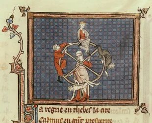 Ms 1044 Fol.74 La Ruota della Fortuna, dall