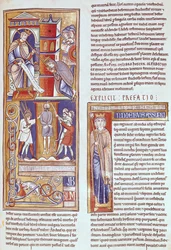 Ms 1 fol.284r Ester e Assuero e l